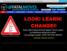 Tablet Screenshot of fatalmoves.com